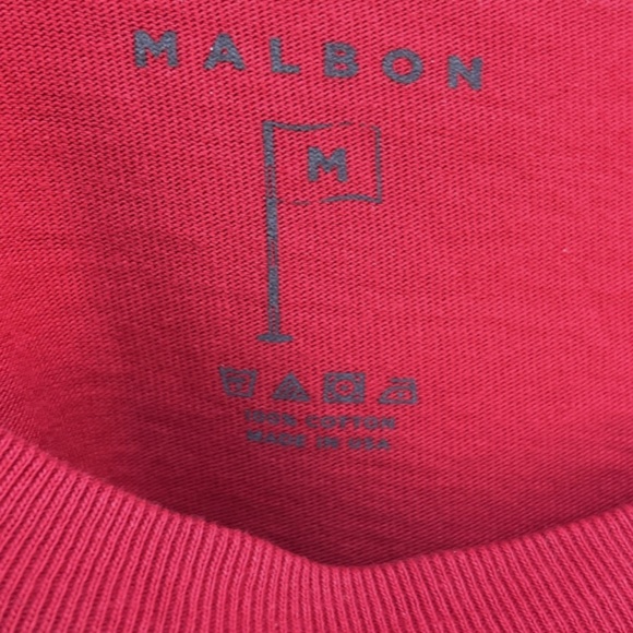 Malbon Presidents Cup United States Souvenir Long Sleeve T-Shirt Red - Picture 8 of 10